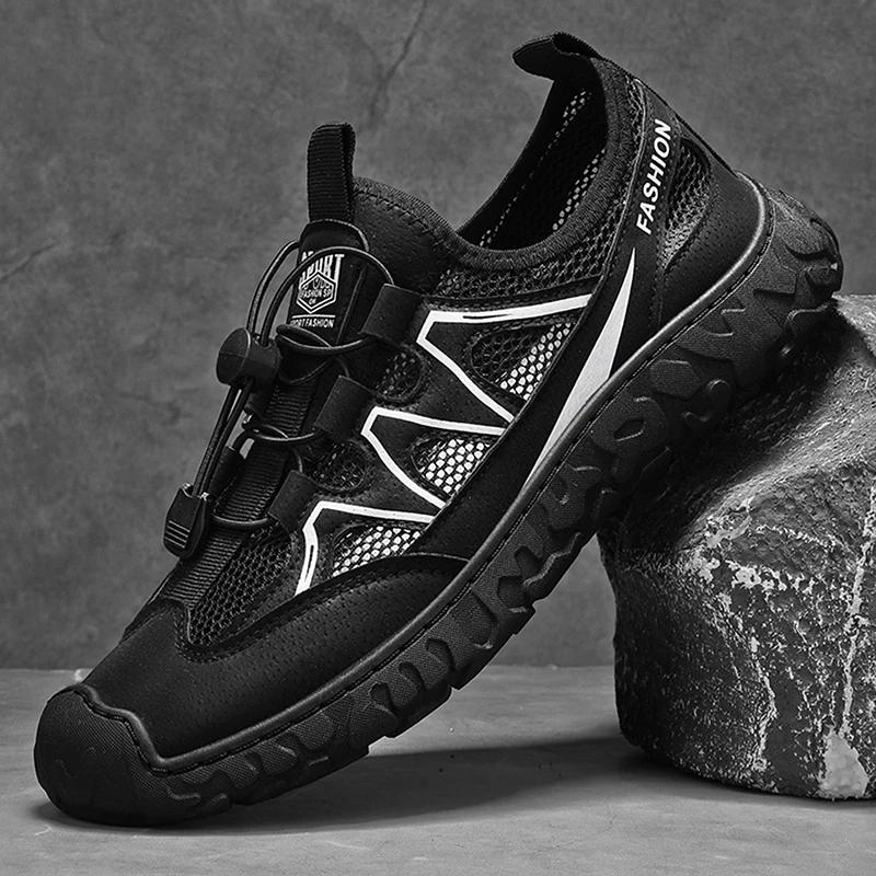 Summer Mesh Men's Casual Shoes Fashion Man Loafers Breathable Male Walking Running Sneakers Athletic Jogging Tennis Sport Shoes