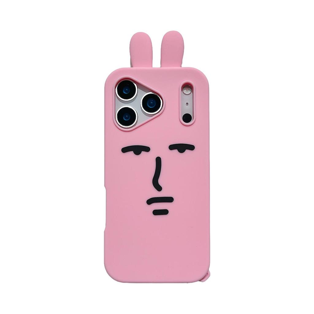 Adorable Rabbit Phone Case for iPhone 13-17 Pro/Max – Fun and Cute Design