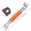 StainlessSteel Prybar Scrapers Remove Residues from Steel, Aluminum, and More Prybar End Offer Leverages
