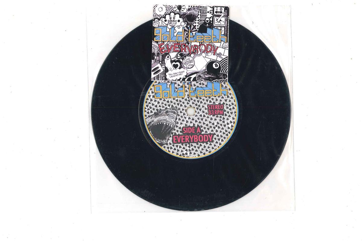 

7inch Record GOLD TEETH - Everybody NONE PURE GROOVE 2009 UK Rock Used