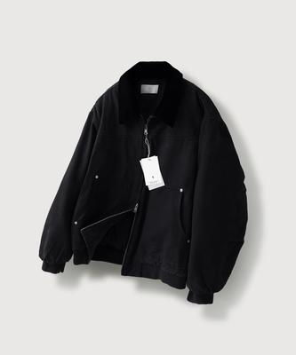 Mood Inside Pig-Dyed Work Jacket Blouson_Black