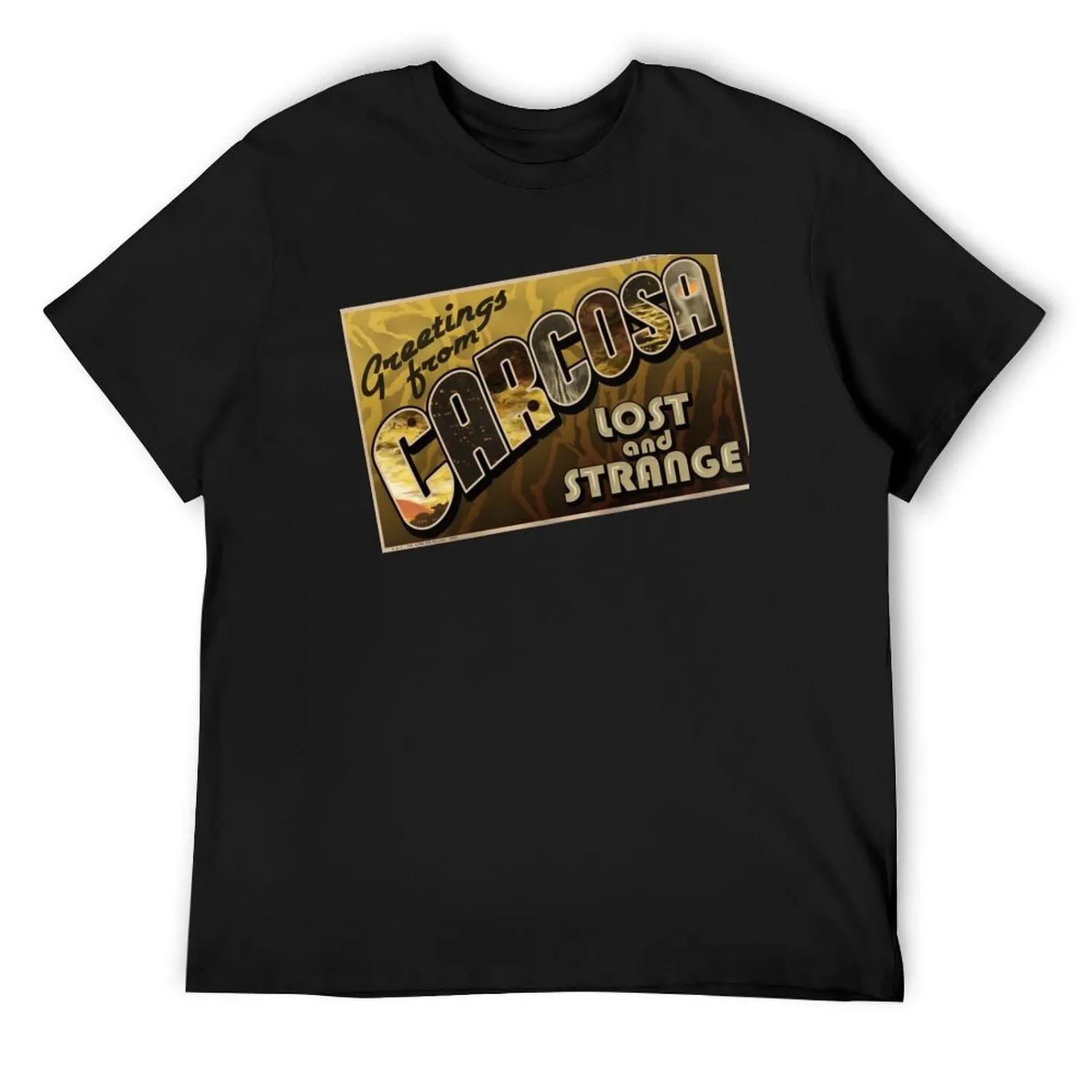 Greetings from Carcosa T-Shirt oversizeds vintage clothes plain tshirts for men S