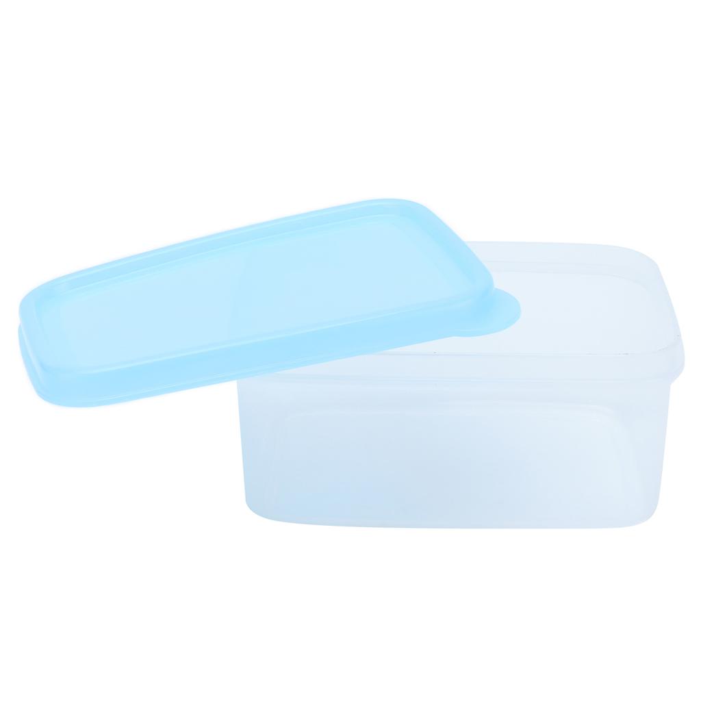 5Pcs Small Food Container Blue Heat Resistant Reusable Mini Airtight Multifunctional Food Box