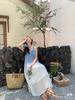 2026 French Seaside Gradient Strappy Sleeveless Beach Dress