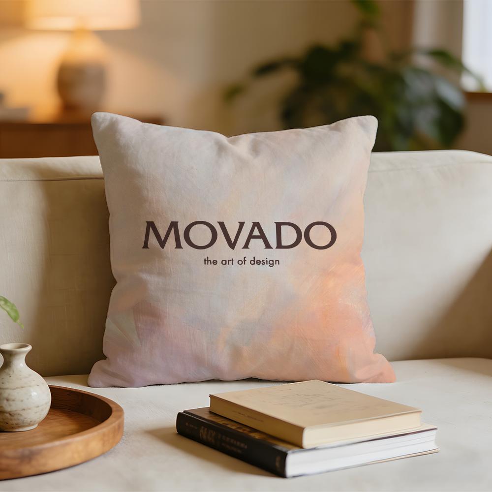 MMovadoS Cushion Cover Short Plush Pillowcase for Bed Sofa Carwashable