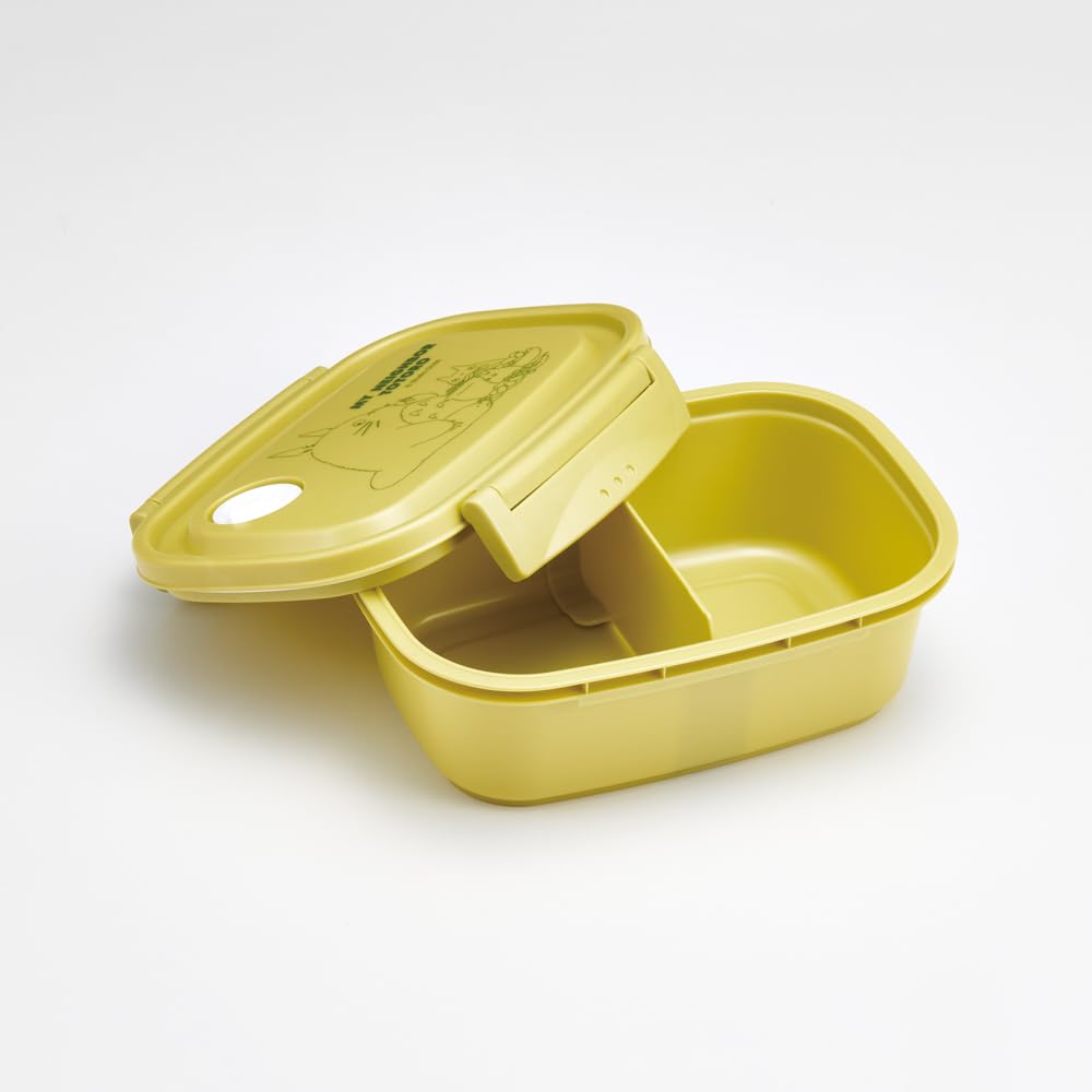Skater Easy Light Bento Sealable Storage My Neighbor Studio Ghibli Made in & Box, Medium, 550ml, Microwaveable, Container, Totoro, Nuts, Design,