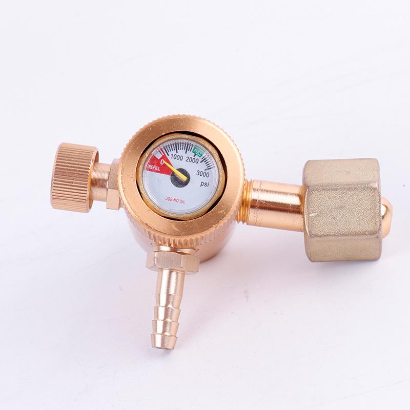 Industrial Argon Arc Welding Regulator: Shockproof Pressure Reducing Valve with Argon Gas Meter
