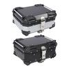 Rear Top Case Aluminum Alloy Water Resistant  Fit Motorcycle Top Box Shockproof with Safety Lock for Helmet Luggage