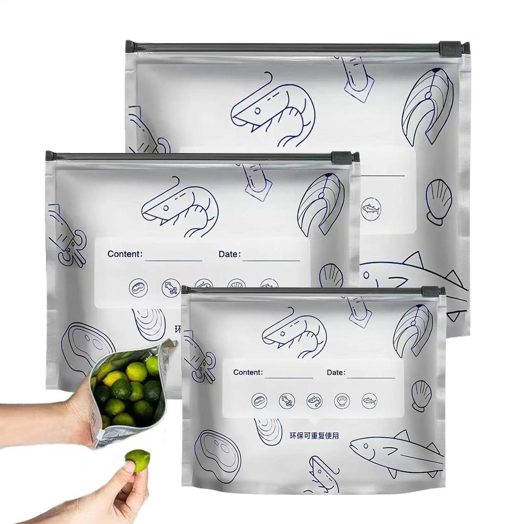 30 Pieces Aluminium Sealable Bags For Packaging Zipper Lock Reusable Food Storage Pouches Foil Freezer Refrigerator Kitchen Use