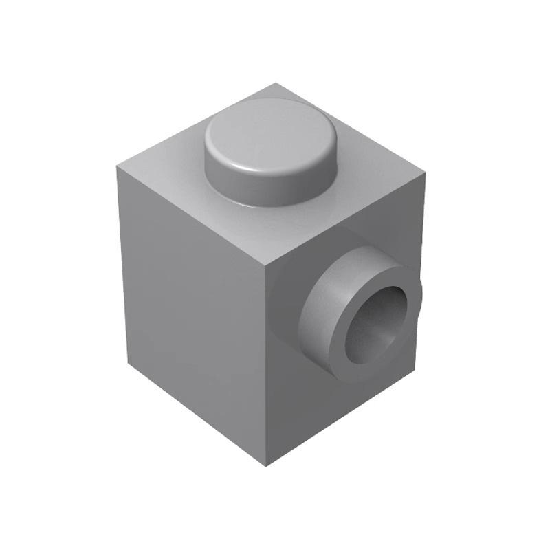 10 KUSŮ 87087 1x1 s čepem na straně Stavební kostky MOC Kompatibilní s Brick Dětské hračky Dárková krabička