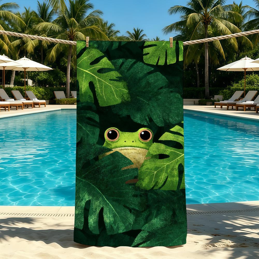 Towel Cartoon For Outdoor Camping Beach Towel Animal Super Absorbent Quick-Drying Summer Cute Towel