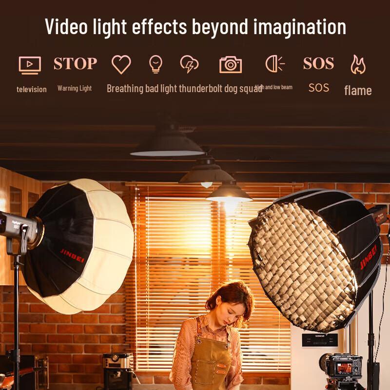JINBEI JL-220BI Bi-color LED Video Light Kit
