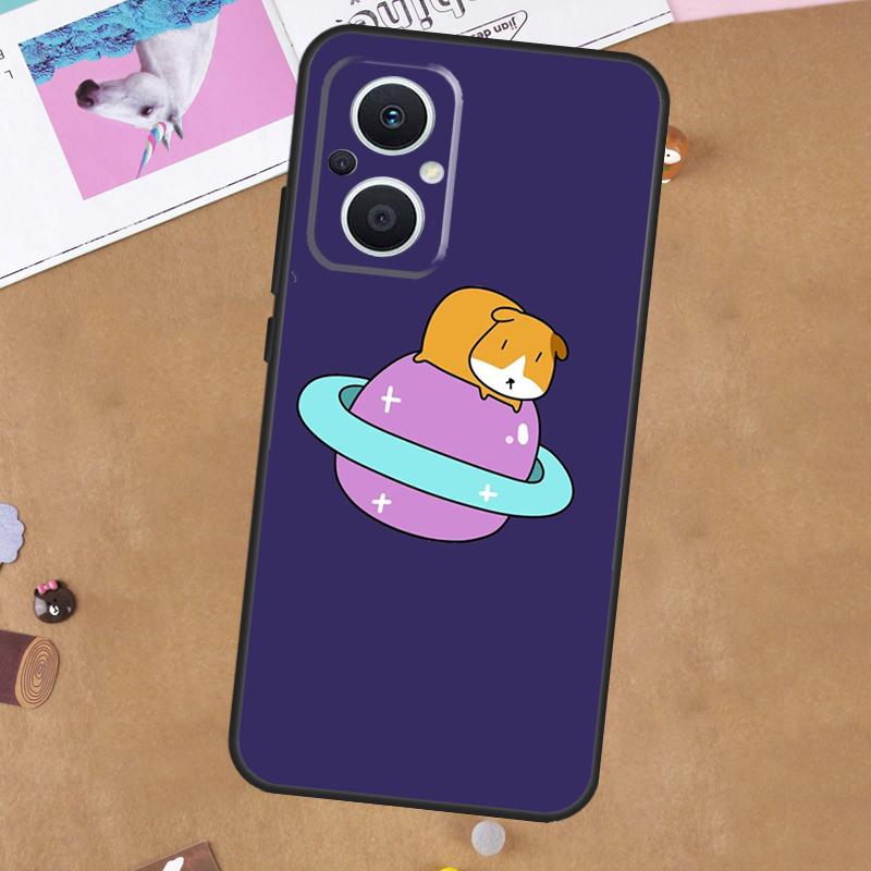 Funny Guinea Pig Balloon For OPPO Reno 11F 10 11 Pro 4Z 5Z 8T 4 5 6 7 8 Lite OPPO Find X3 X6 Pro X2 Neo X5 Lite Case