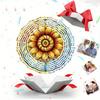 Sunflower Metal Wind Spinner Outdoor Garden Decor 360 Rotating Hook Easy Installation Vibrant Yard Art No Power Needed