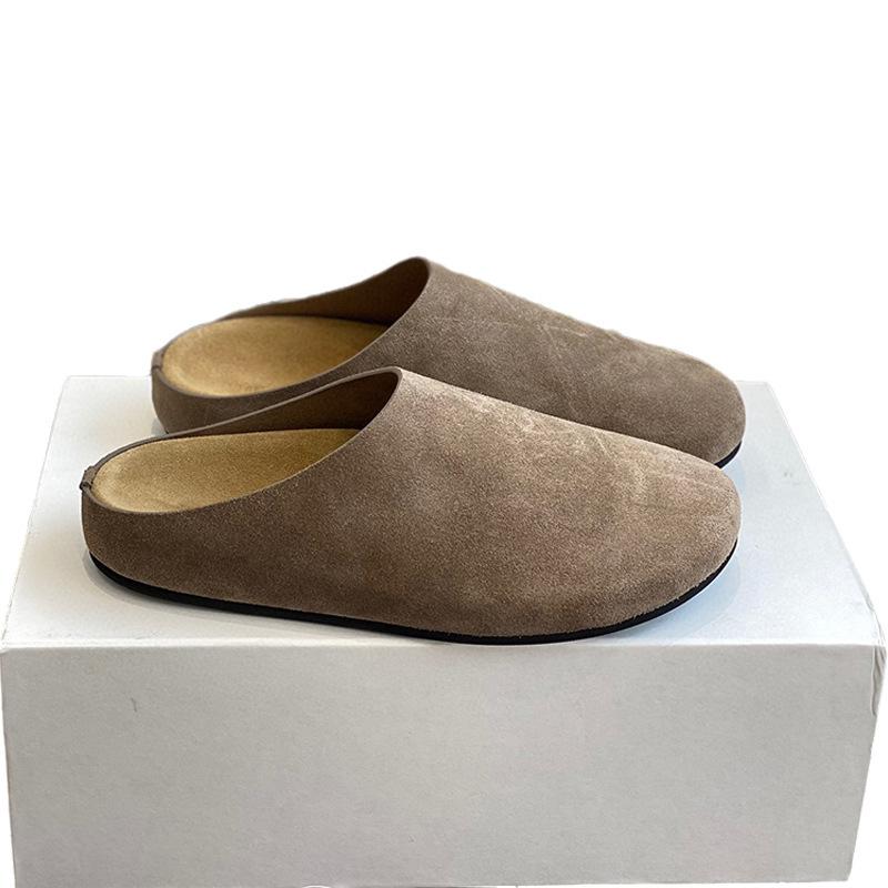 Zapatos Fashion Retro Woman Shoes 2026 Spring New Women's Slippers Comfort Soft Sole Women's Round Toe Flat Bottom Home Shoes