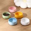 Buddha Series Ceramic Water Bowl for Cat And Dog, Overturn Proof Diagonal Anti Slip Large Capacity Tableware, Pet Supplies , 1Pc