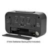 Electronic Alarm Clock, 1 Piece, Black