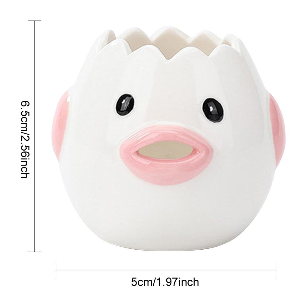 Cute Chicken Egg White Separator Reusable Creative Egg Yolk Separator Protein Separator for Friend Family Birthday Gift