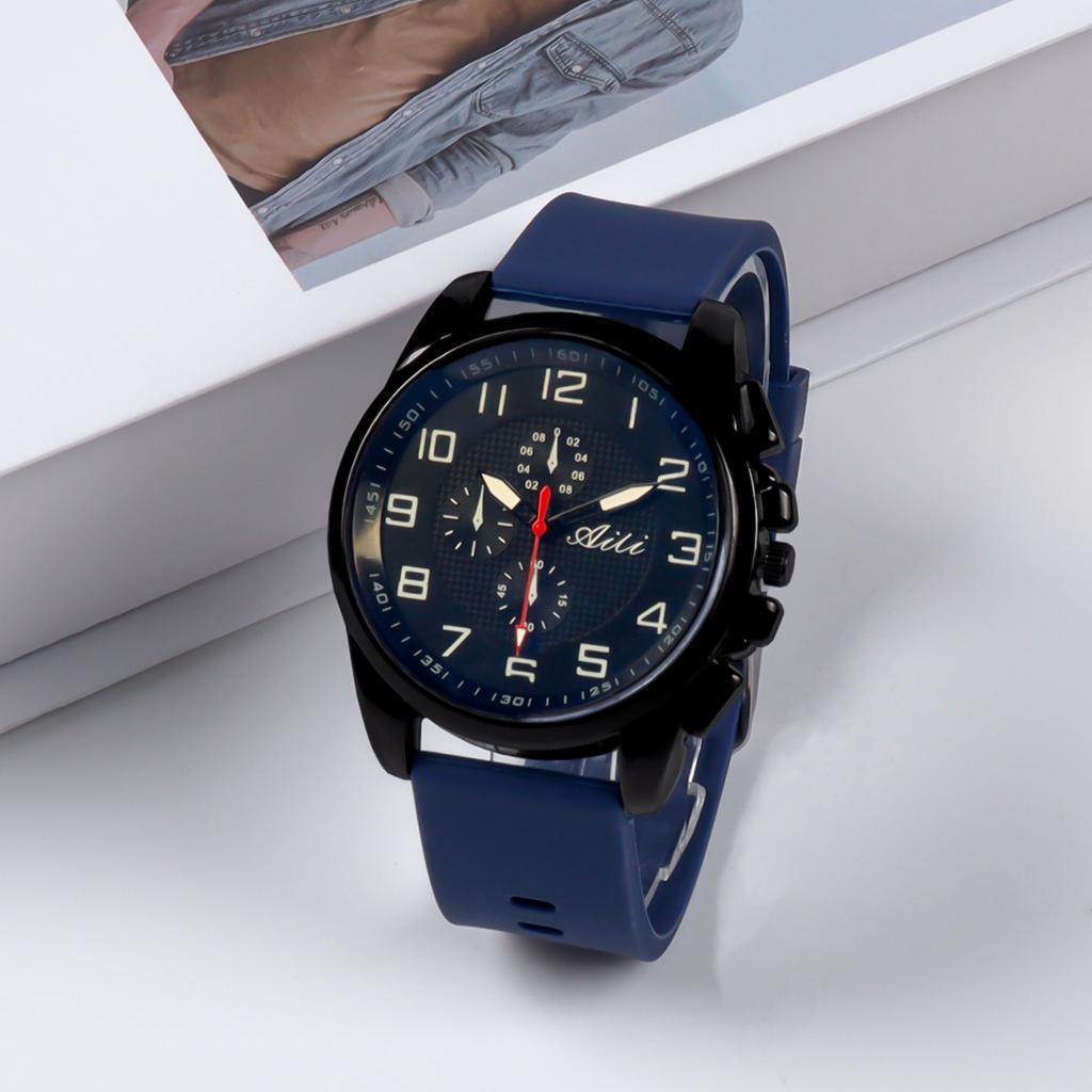 Men's Waterproof Luminous Running Alarm Clock Watch