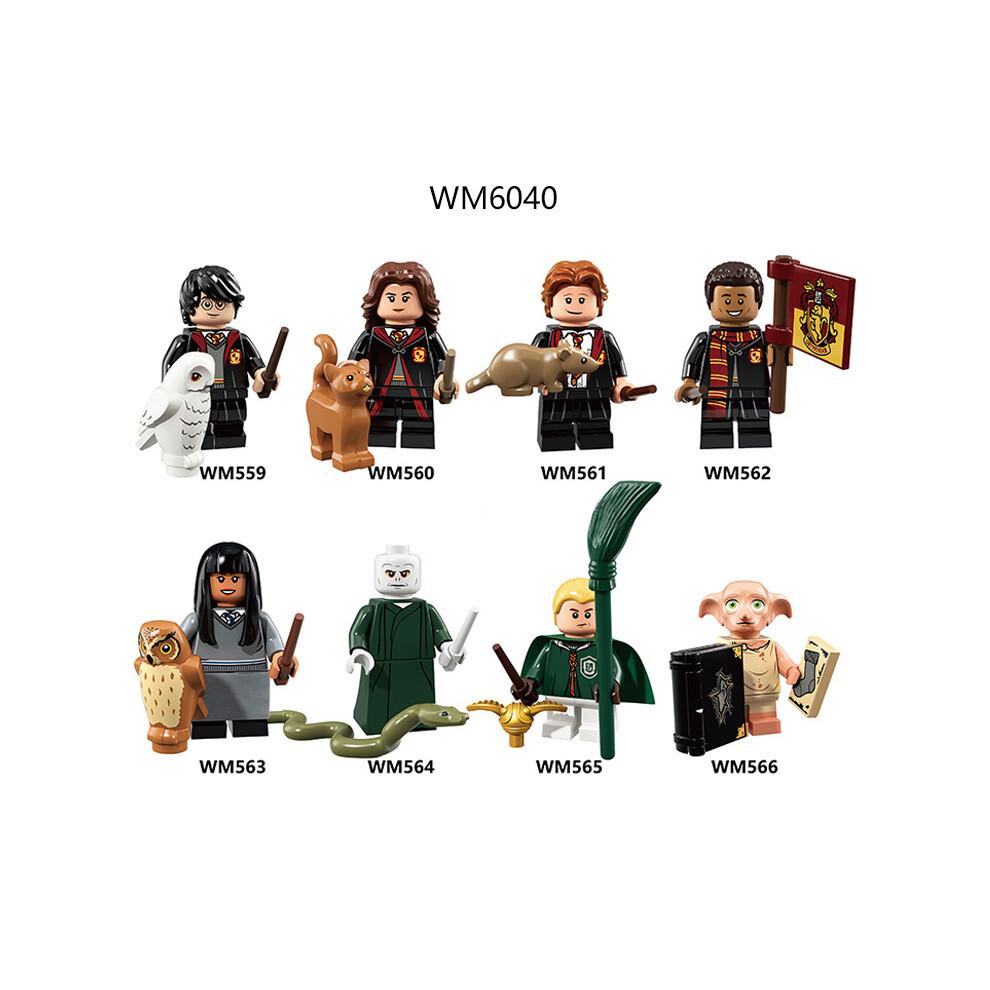 (24 pezzi-A) Figure Giocatori di Harry Potter Blocchi da Costruzione Giocattoli per Bambini