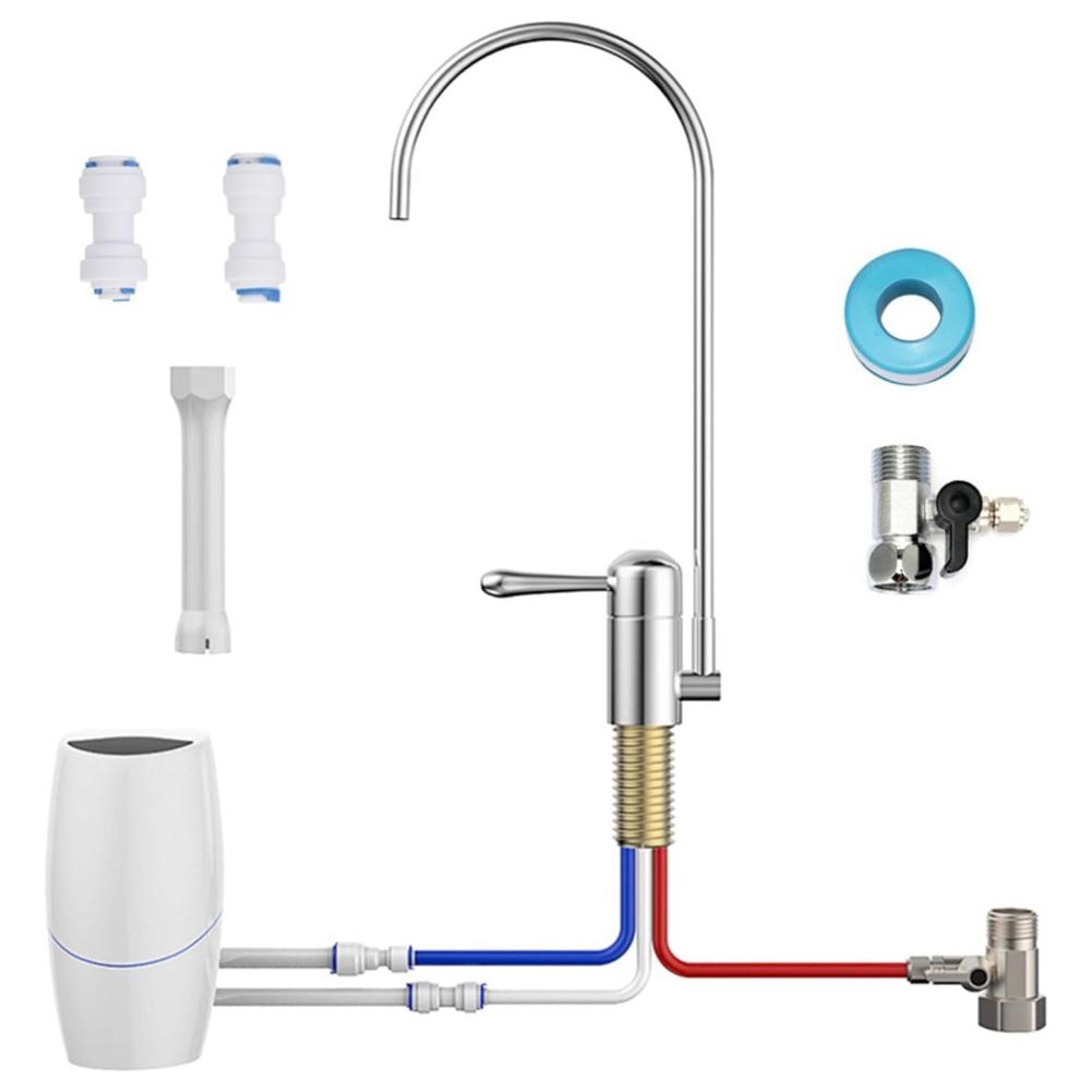 1 Set 360° Schwenkbarer Wasserhahn Einweg-Wasserhahn Messing Für ESpring Wasserfilter Trinkwasserhahn Badezimmer Küchenspüle Armaturen Kits