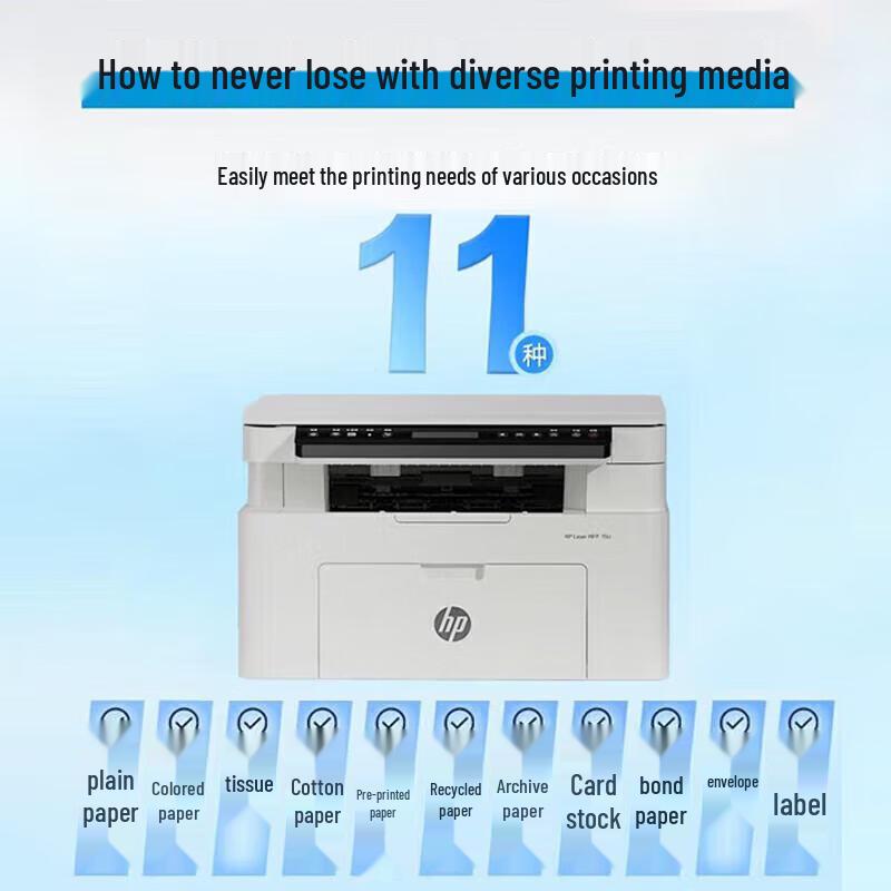 HP 115nw A4 Black and White Multifunction Laser Printer CN Plug (adapter Included)