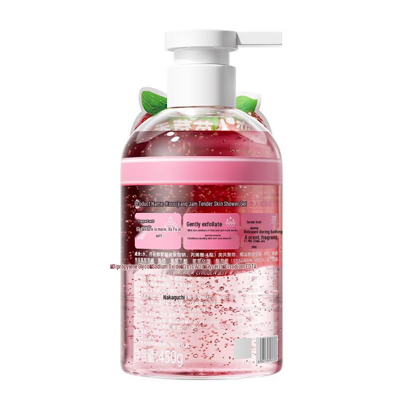 Kustie Strawberry Jam Shower Gel
