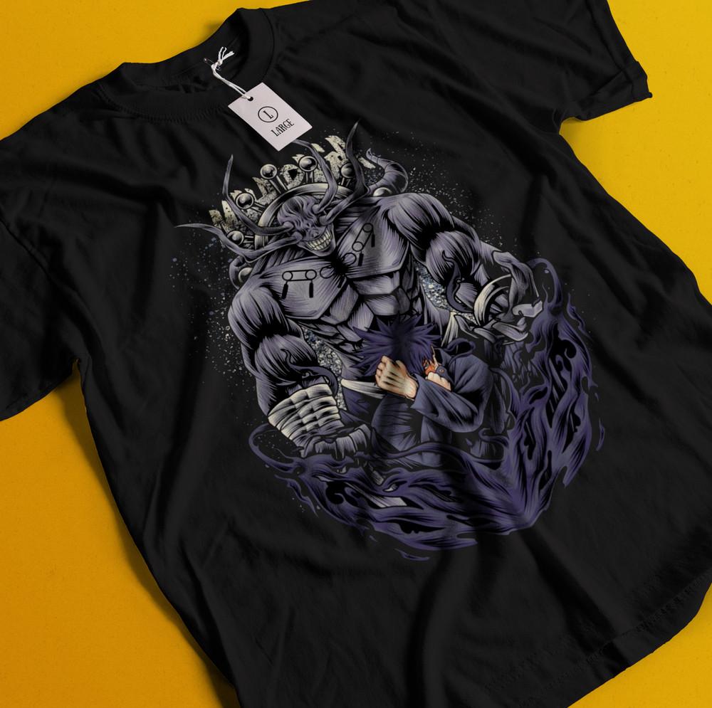 

Футболка Мэгуми Футболка Дзюдзюцу Кайсен Махорага Годзё Сатору Футболка Сукуна Тодзи Маки XL