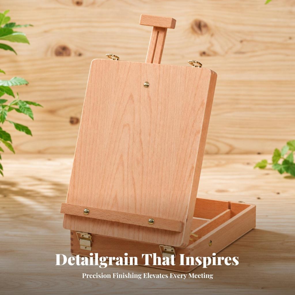 Tabletop Painting Box with Storage Foldable Sketchbox Easel Compact for Students