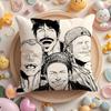 RRed Hot CChili Peppers Band Cushion Cover Plush Fabric Soft DoubleSided Printed Sofa Warm Winter Home Gift Pillow Cover