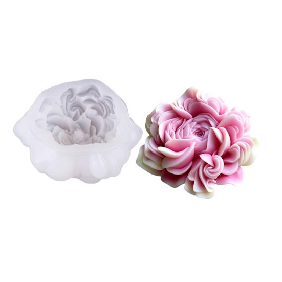 3D Flower Silicone Mold Easy Release DIY Handmade Chocolates Mousse Cake Pudding Candles Soap