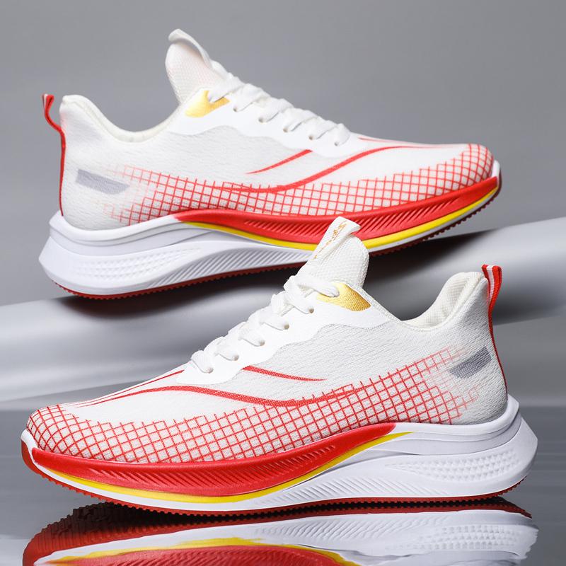 

Fashion Trend 2025 Spring/Summer Men s Sports Shoes Fashion Vulcanized Shoes Tenis Para Hombre Flat Shoes Luxury Youth Casual Shoes 39 красный