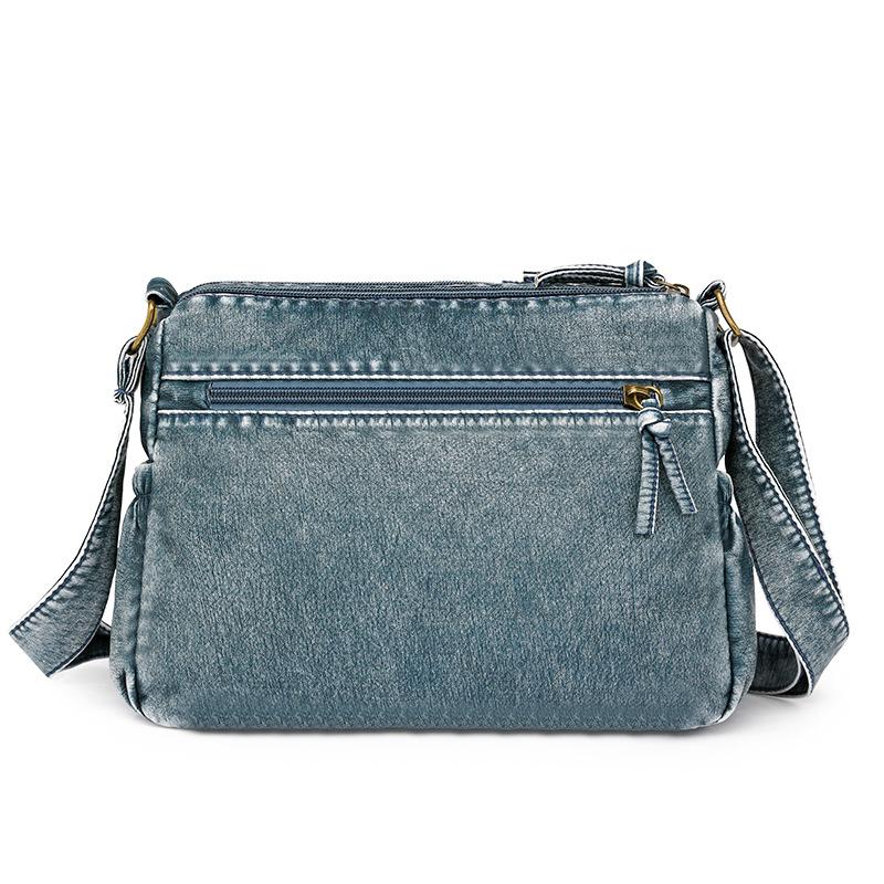 Shoulder Bag Women's Soft Leather Retro Lightweight Crossbody Bag Travel Mother Bag