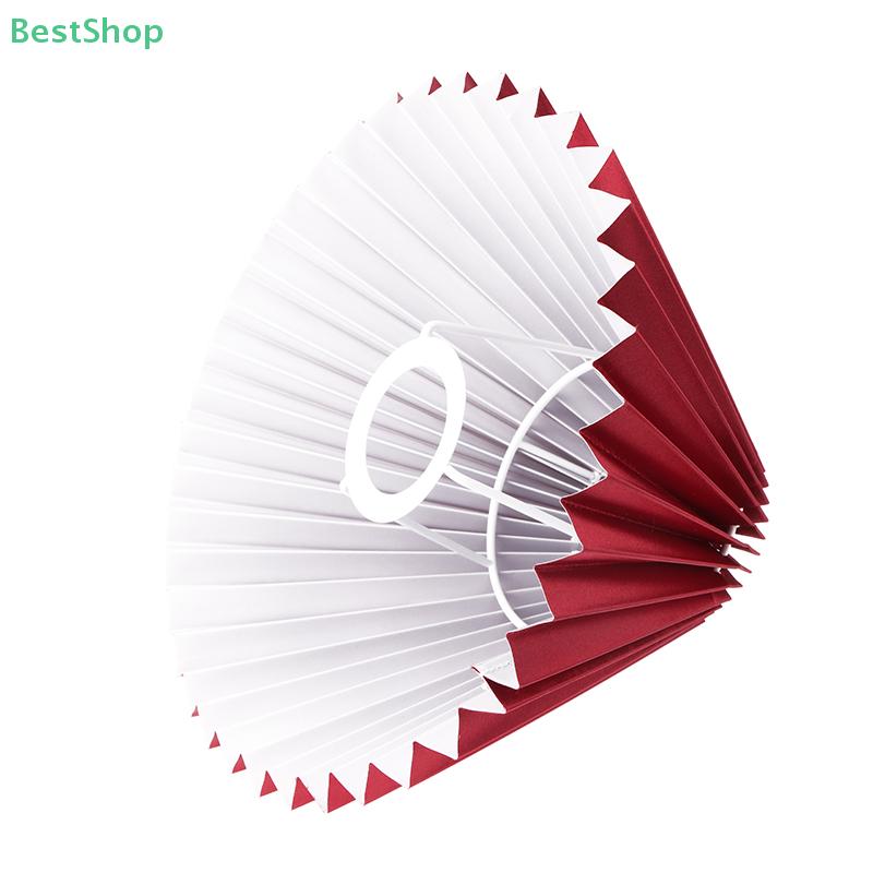 1Pc Ceiling Decor Fabric Pleated Lampshade Modern Washable Table Lamp Cover DIY Retro Chandelier Cloth Cover Living Dining Room