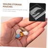 SEWOART 24-Piece Clear Resealable Small Pill Bags, Travel Organizer, Mini Seal Bags, Moisture and Break-Resistant, Lightweight and Compact Design