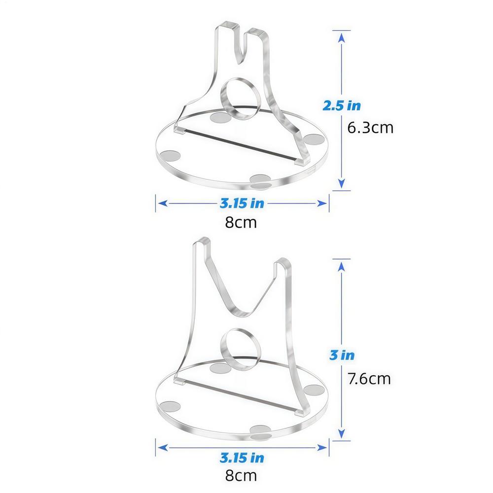 Acrylic Knives Display Stand Decorative Sword Display Holder Rack For Storage Single Knife Desktop Decoration Collection прозрачный