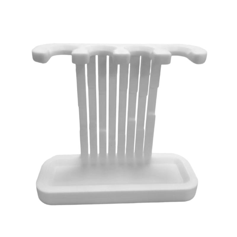 Practical Tabletop Electric Toothbrush Holder with 4 Slots For Toothbrush Head Toothbrush Drying Rack for Bathroom Use 1