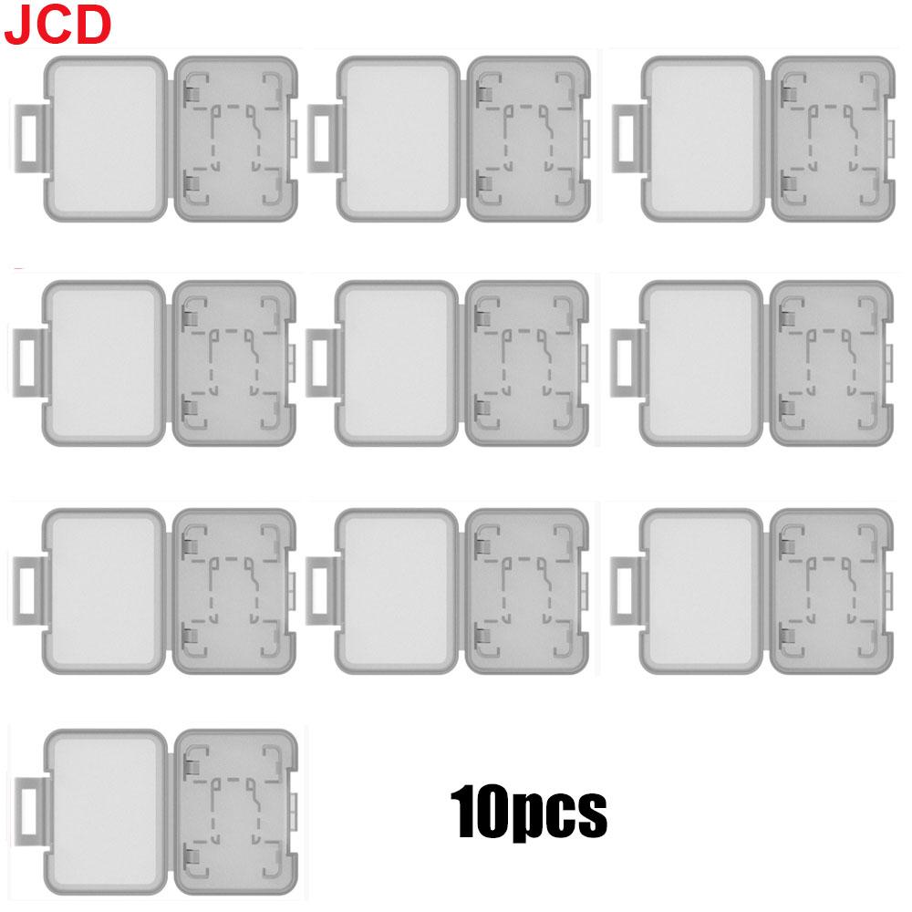 

JCD 10pc For Switch 2 Portable Single Game TF Card Storage Protective Clear Box For Switch NS Lite Oled Holder Mini Case