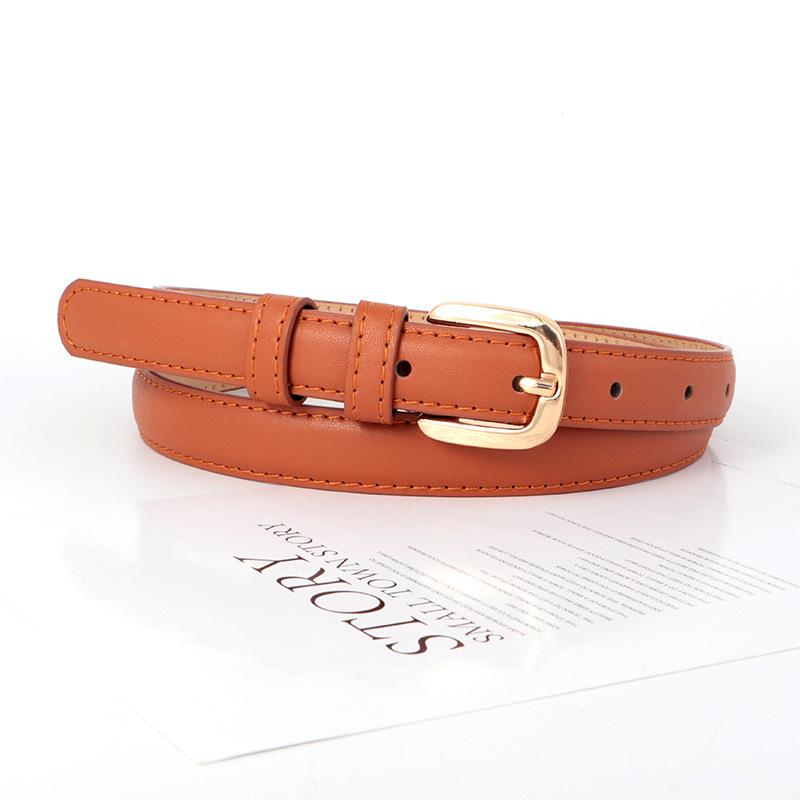 Slim Womens Belt Versatile Dress Pants Accessory Minimalist Summer Korean
