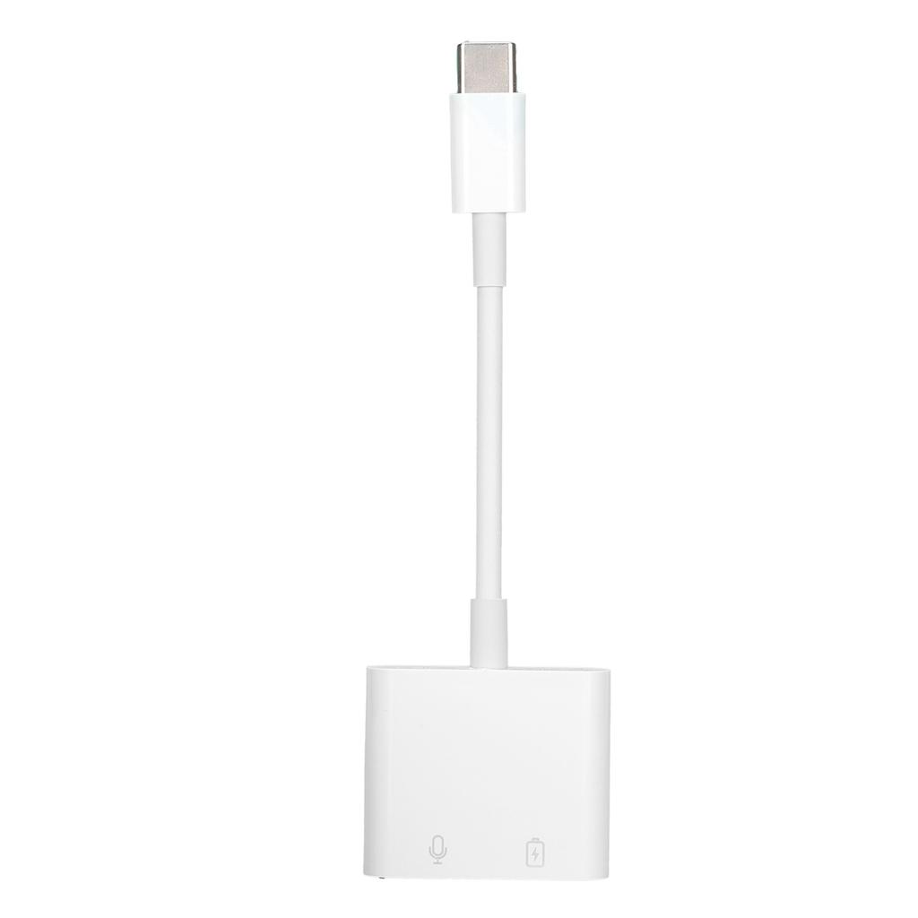 2 in 1 Dual Type C Earphone o Charging Converter Adapter Splitter Fast Changer Adapter