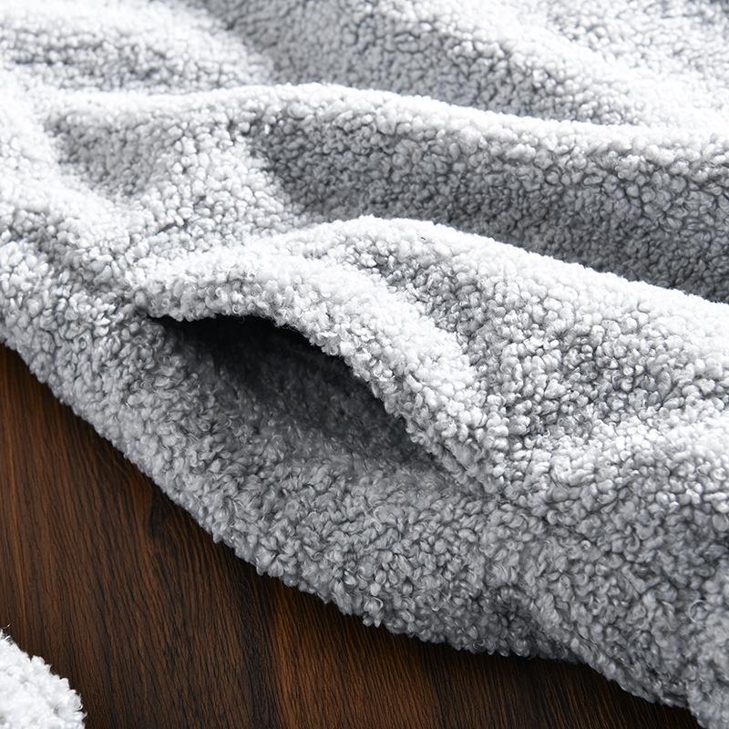 Men's Winter Thickened Lambswool Jacket - Outdoor Mountain Style, Warm, Loose, Casual, Stand Collar, Trendy. Highly Recommended!