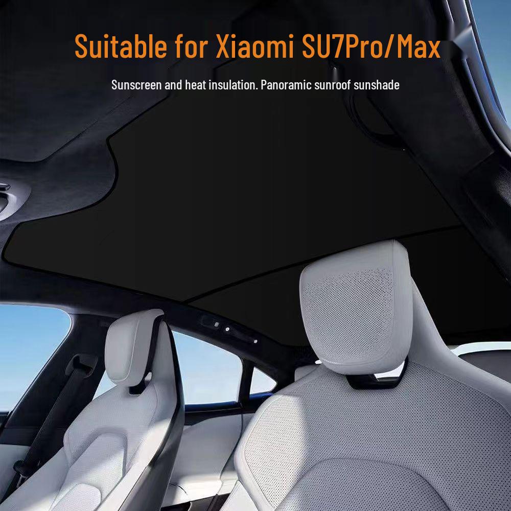 Xiaomi SU7 Pro/Max Sunroof Sunshade - Ice Crystal Heat Insulating Car Roof Curtain