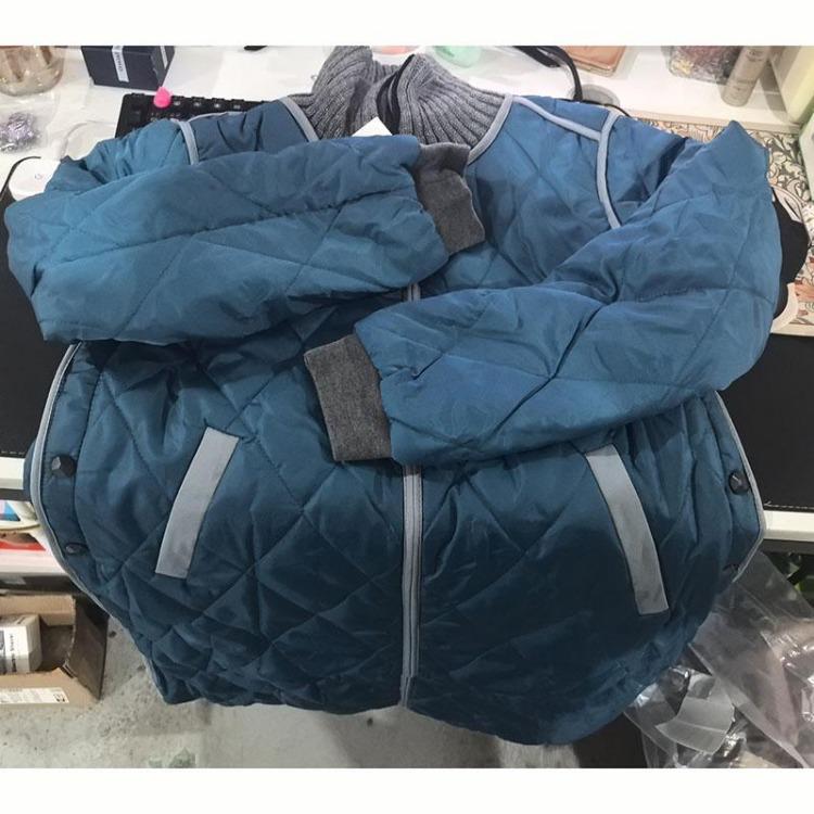 Warm Thickened Winter Coat Women Loose Over Knee Cotton Padded Jacket Mid Length Large Size