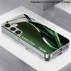 Moss Green Soft Arc Pattern 2D Mobile Phone Case for Samsung S26 S25 S24 S23 S22 S21 S20 A56 A36 A16 - Glass Protective Cover