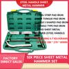 Set de scule pentru repararea tablei auto Ciocan de modelat concav din fier moale Set profesional de ciocane pentru tablă Pentru reparații auto