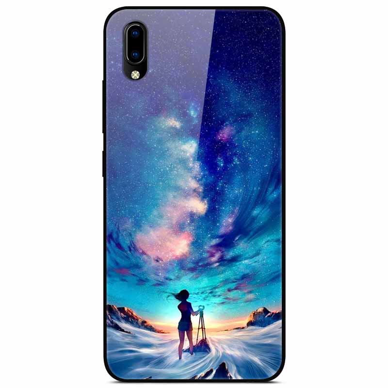 Für vivo V17 Hüllen V17 Pro Gehärtetes Glas Harte Rückseite Für Vivo V15 Pro Handyhülle Coque Für Vivo X50 Pro Lite Hülle X 50Lite