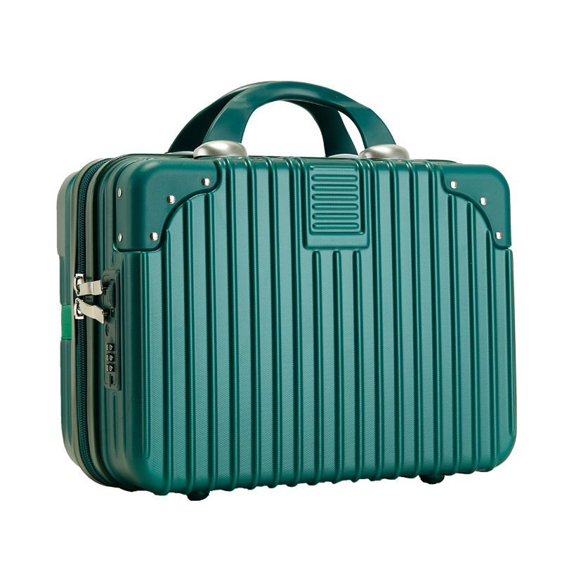 14palcové kosmetické pouzdro Úložná krabička na make-up Zámek s heslem taška na make-up Organizér Kufr Přenosný do ruky Cestovní pouzdro na zavazadla