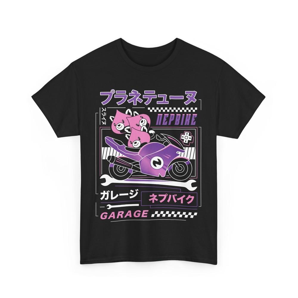 

Planeptune Garage Aesthetic Unisex T-Shirt. Neptunia Video Game. Neptunia VII. 2XL