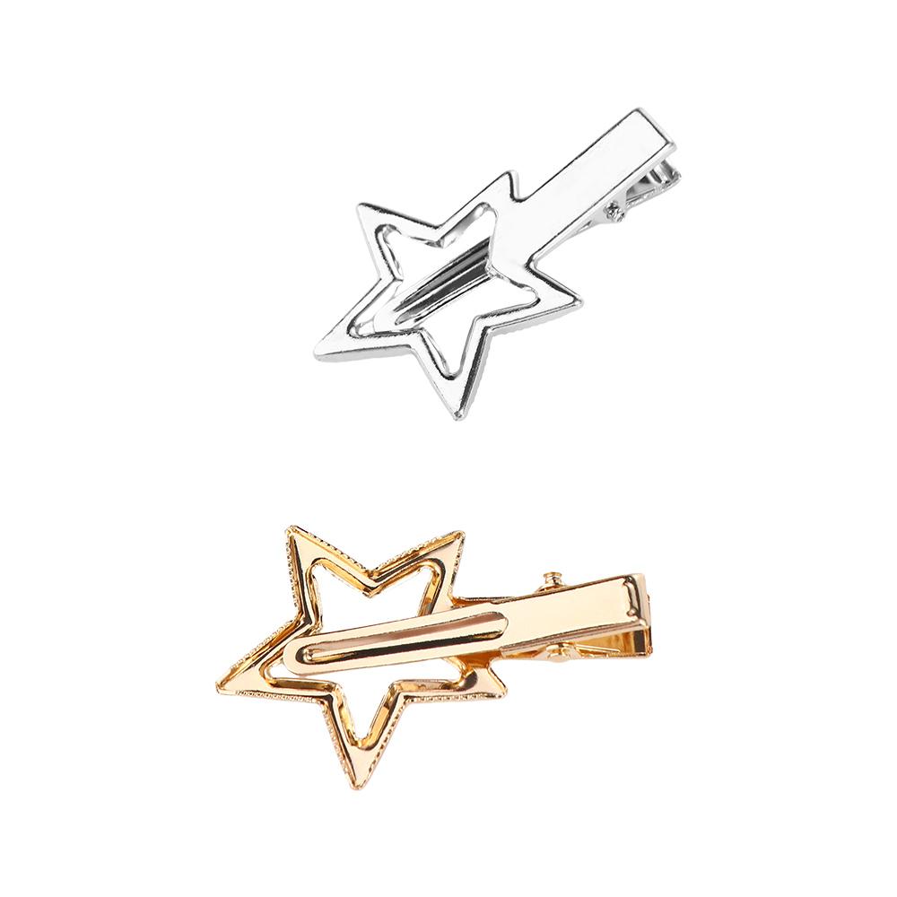 

Hairpin Harajuku Style Metal Hair Clip Korean Style Headwear Star Hairpin Female Hair Accessories