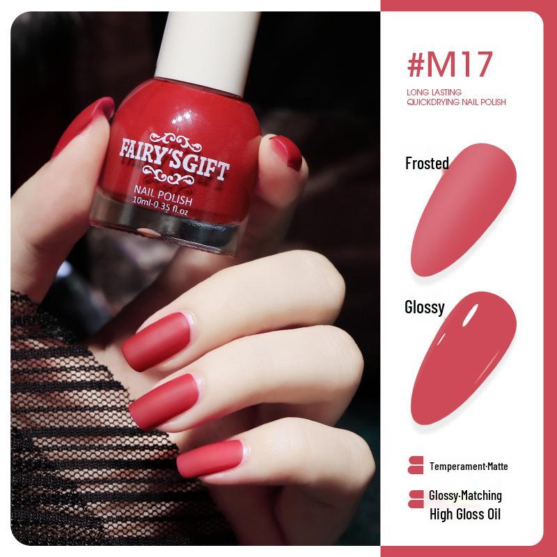 New Matte No-Bake Long-Lasting Peelable Quick-Dry Nail Polish for Nail Art